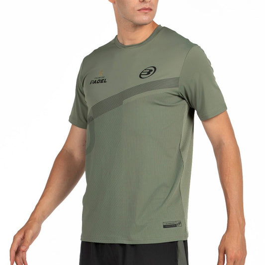 Bullpadel Men's T-shirt PATOS (Khaki/Eucalyptus)