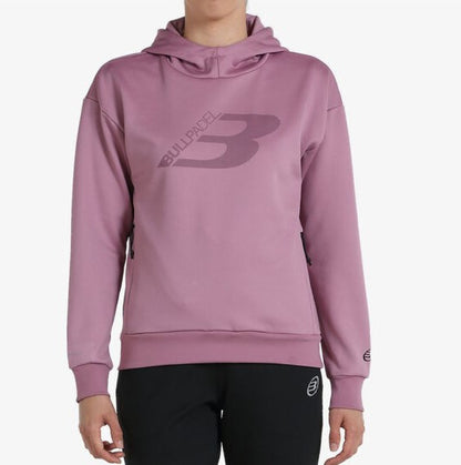 Bullpadel Women's Hoodie INCOE (Wine Pink)