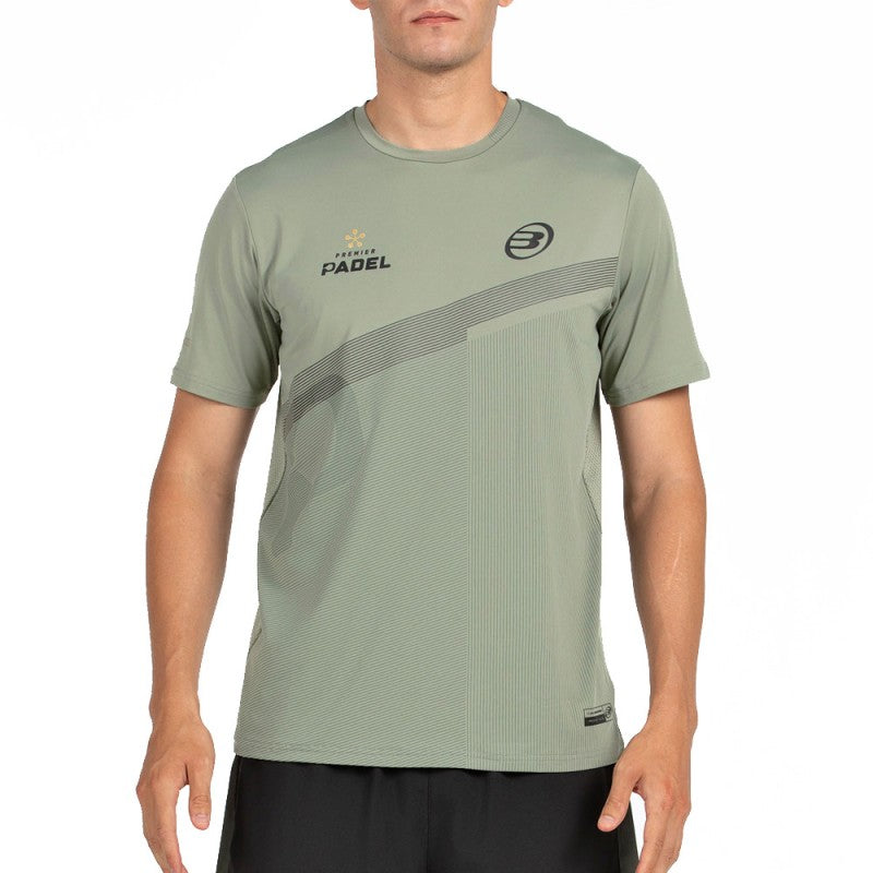 Bullpadel Men's T-shirt PATOS (Khaki/Eucalyptus)