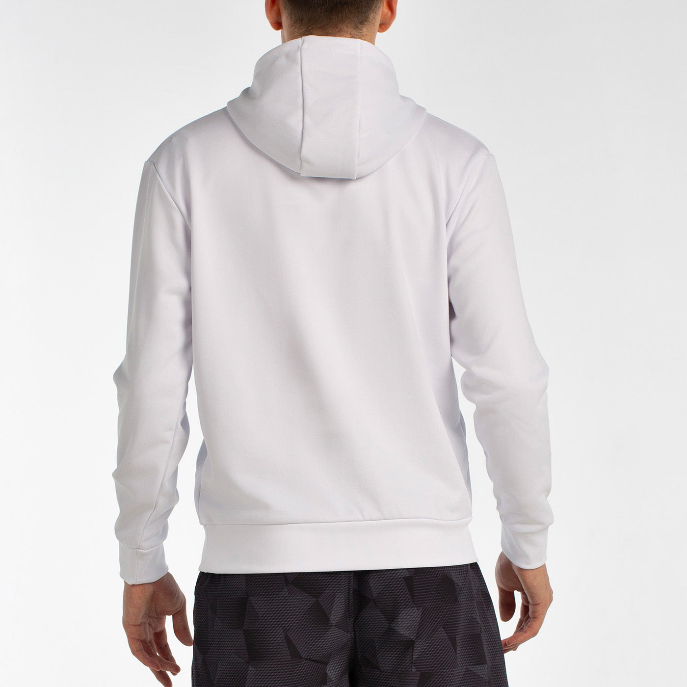Bullpadel Men's Hoodie BINEE (White/Stone/Bluish Green)