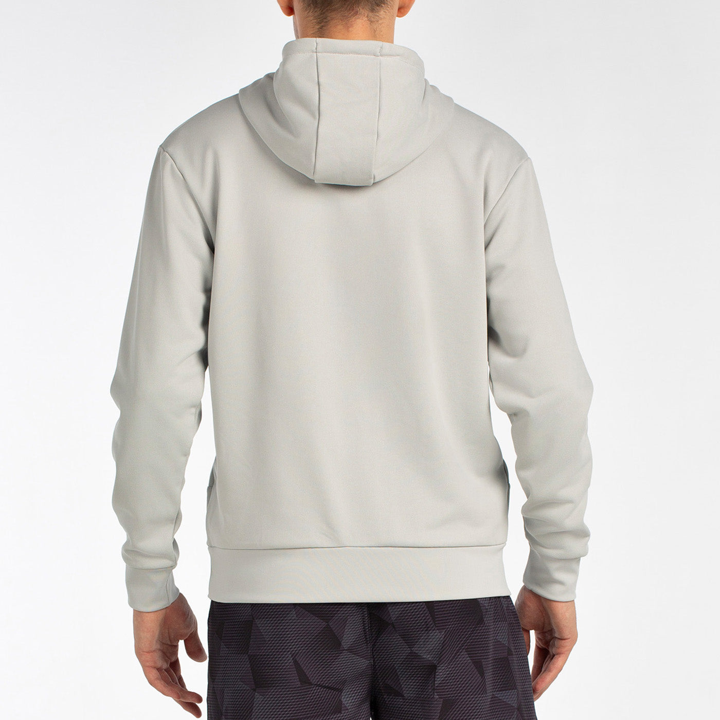 Bullpadel Men's Hoodie BINEE (White/Stone/Bluish Green)