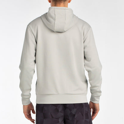 Bullpadel Men's Hoodie BINEE (White/Stone/Bluish Green)