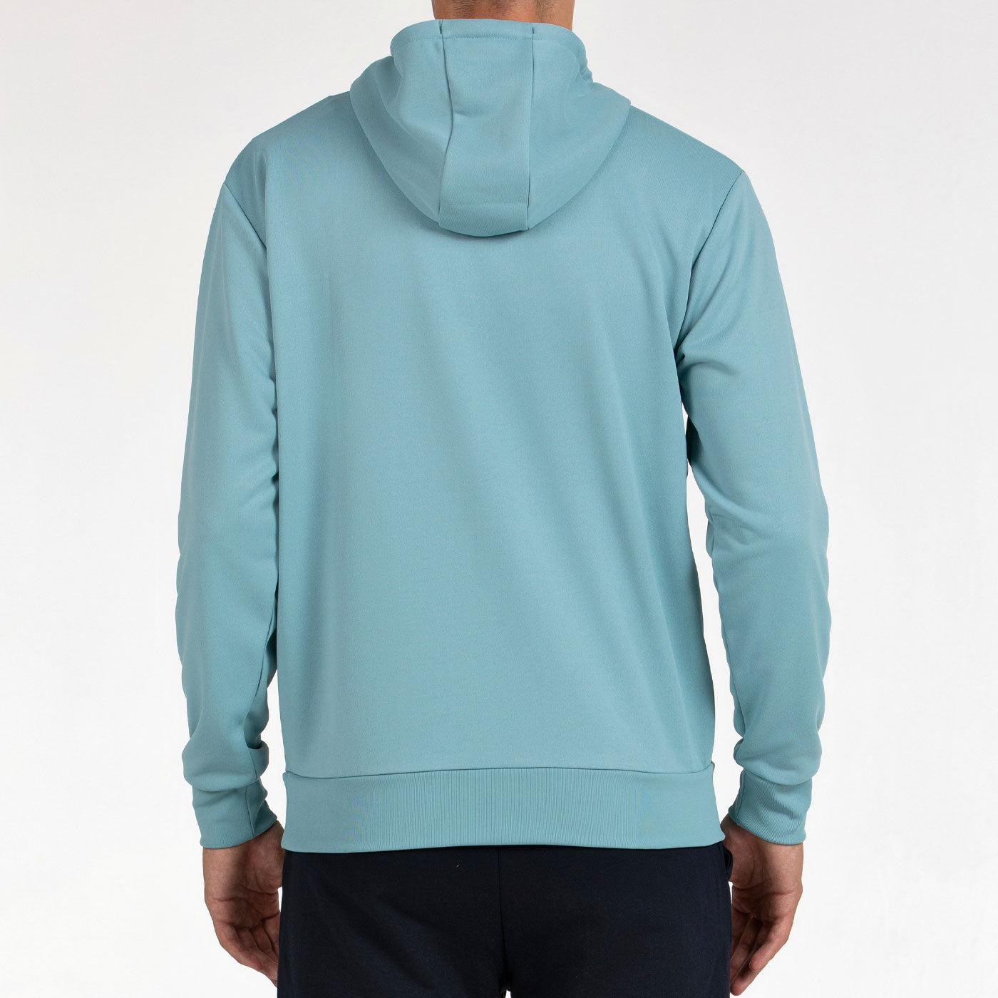 Bullpadel Men's Hoodie BINEE (White/Stone/Bluish Green)
