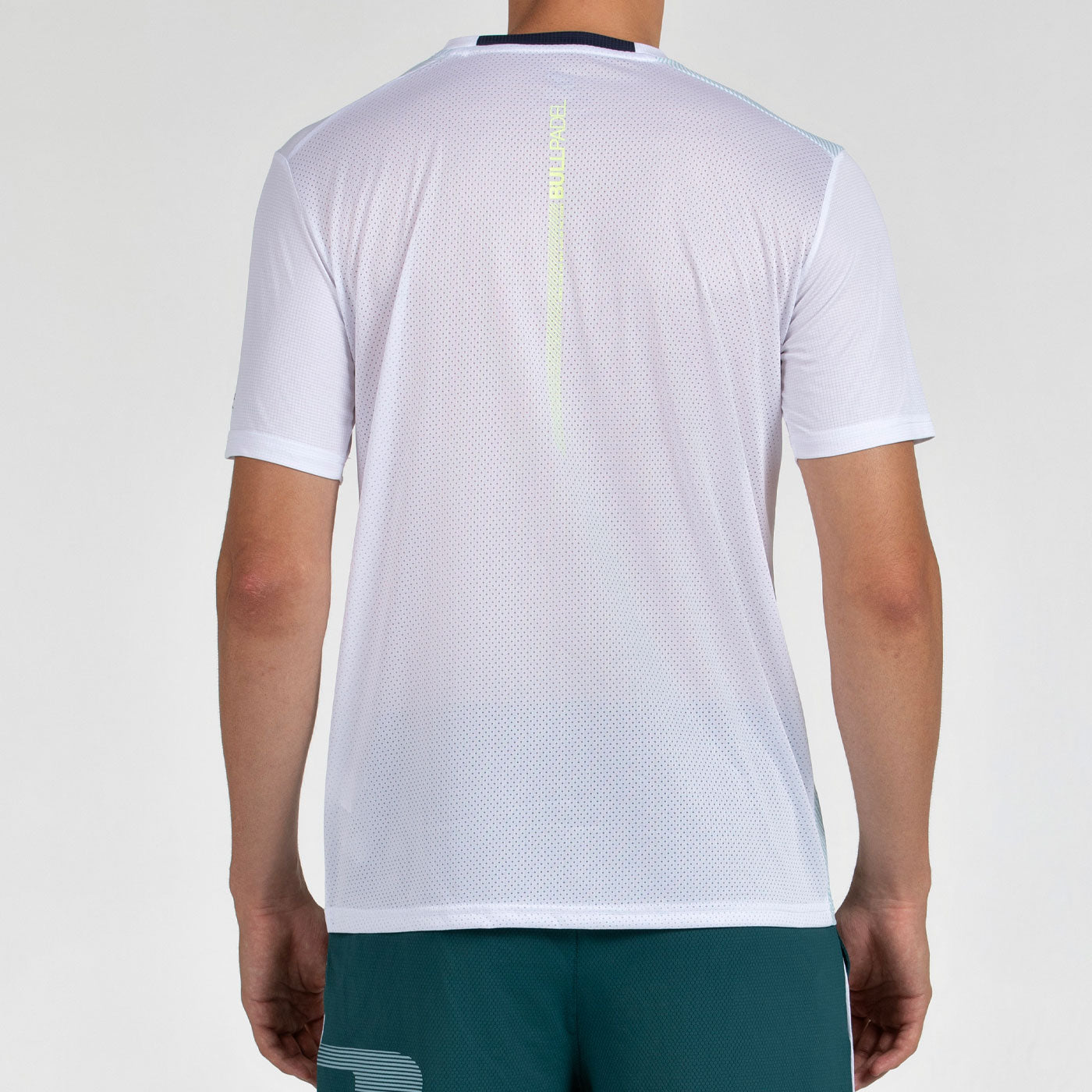 Bullpadel Men's T-Shirt LAGAR (White/Bluish Green)
