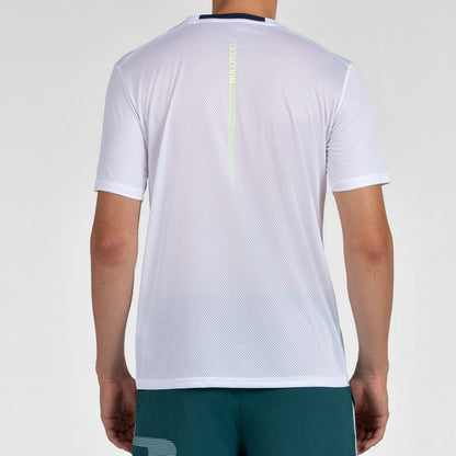 Bullpadel Men's T-Shirt LAGAR (White/Bluish Green)