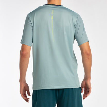 Bullpadel Men's T-Shirt LAGAR (White/Bluish Green)