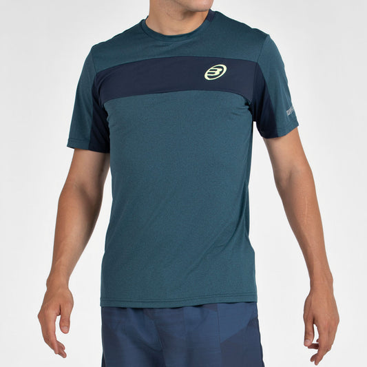 Bullpadel Men's T-Shirt LIBIO (Dark Blue/Dark Green)