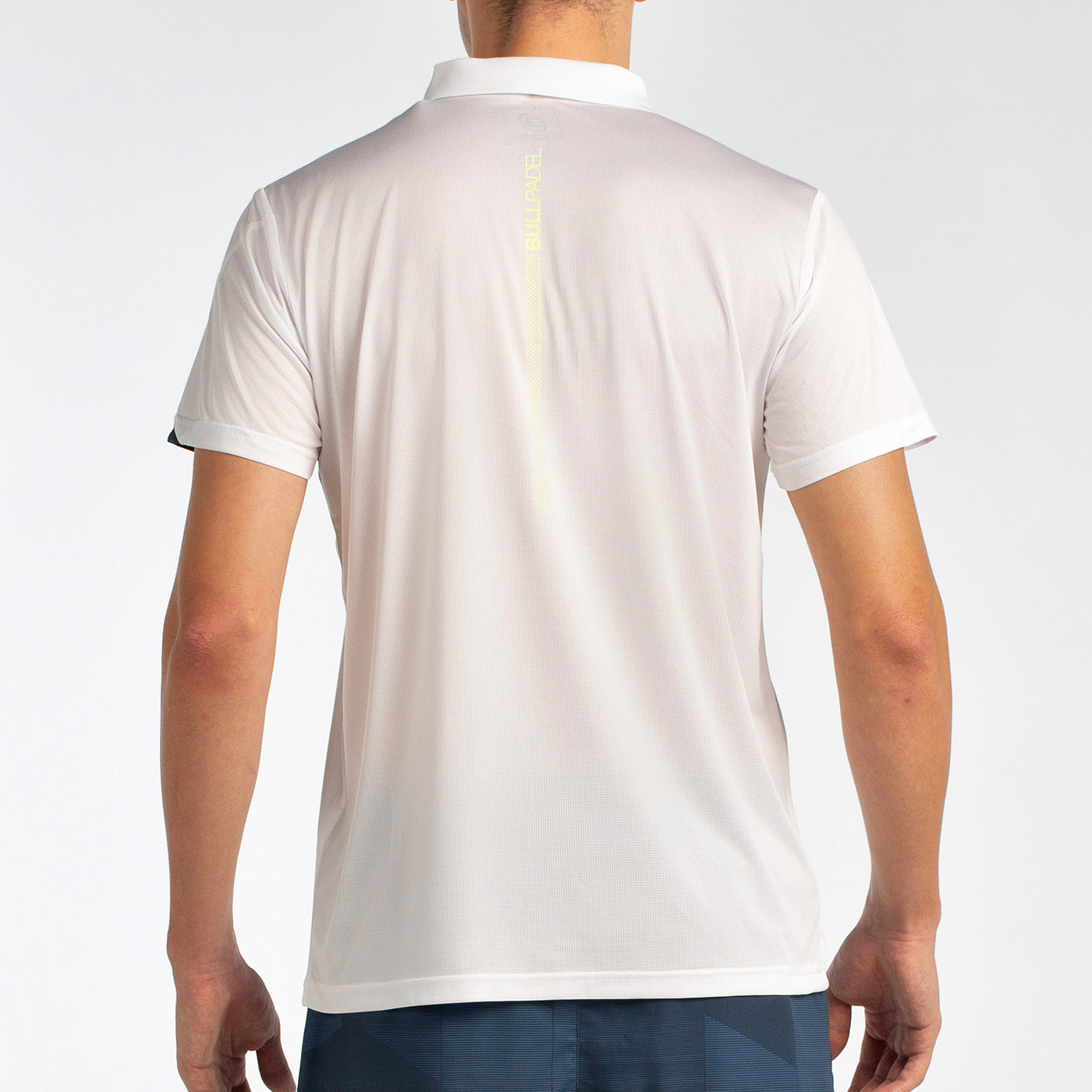 Bullpadel Men's Polo Shirt LUCIR (White/Dark Green)