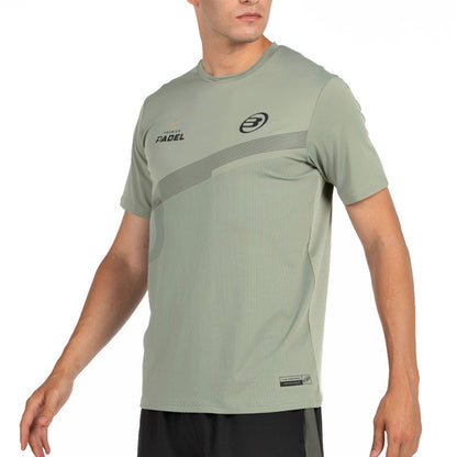 Bullpadel Men's T-shirt PATOS (Khaki/Eucalyptus)