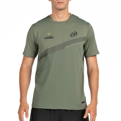 Bullpadel Men's T-shirt PATOS (Khaki/Eucalyptus)