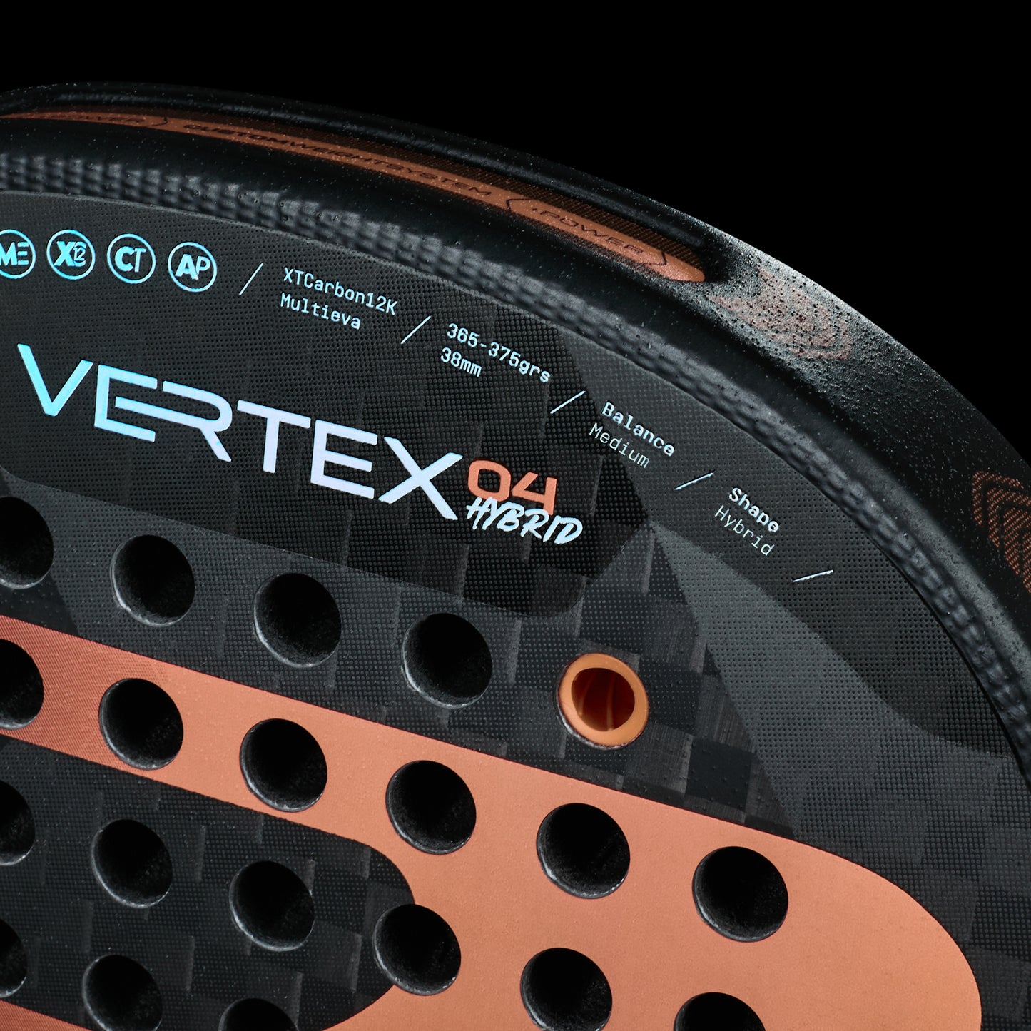 BULLPADEL RACKET VERTEX 04 HYBRID 25